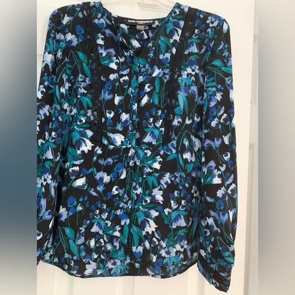 Karl Lagerfeld blouse size small - Picture 1 of 5